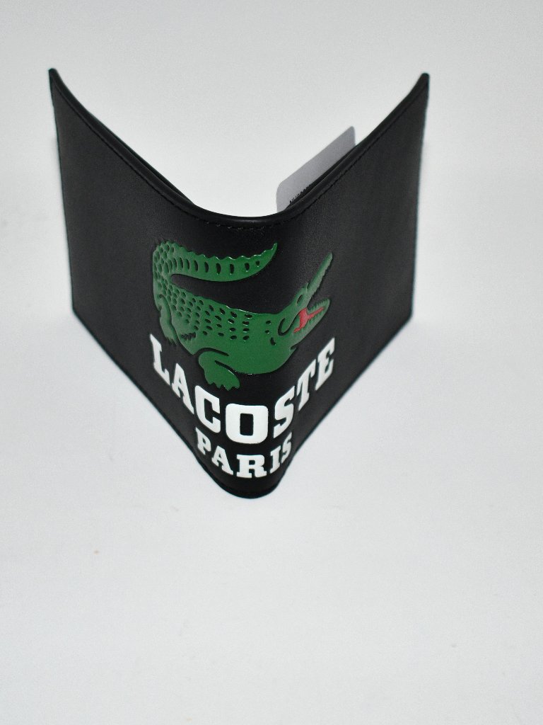 Lacoste Leather Billfold In Lacoste Paris Nh5085fw Nwt
